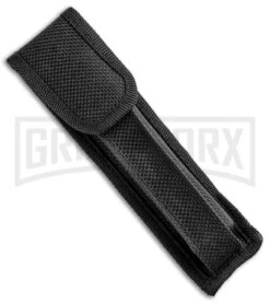 11" Italian Stiletto OTF Automatic Knife Yellow Acrylic Dagger (4.75" Satin) -Grindworx 11in Italian Stiletto OTF Auto Yellow Acrylic Dagger Satin GX 33859 jr sheath large