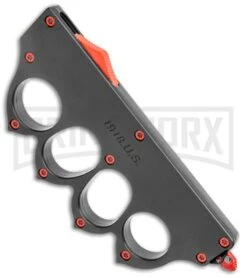 Grindworx -Grindworx 1918 Black and Red OTF Auto Red Dagger TT GX 35753 jr spine large