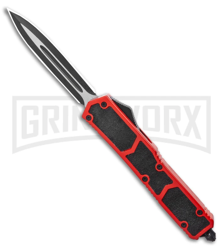 Atomic Slim Dagger Red D/A OTF Automatic Knife - Dagger Black 3 Atomic Slim Dagger Red D/A OTF Automatic Knife - Dagger Black