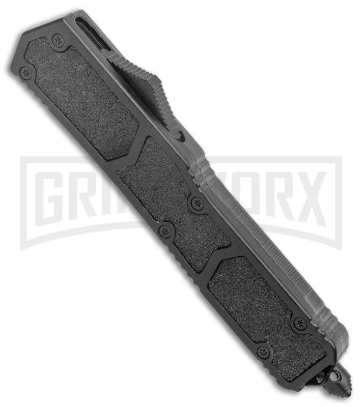 Atomic Slim Dagger Black OTF Automatic Knife - Two Tone Plain 4 Atomic Slim Dagger Black OTF Automatic Knife - Two Tone Plain - Image 2