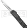 Atomic Slim Dagger Black OTF Automatic Knife - Satin Serr