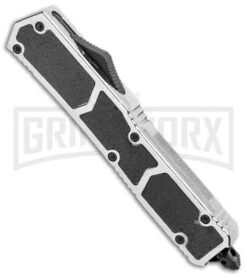 Grindworx -Grindworx Atomic Dagger Silver OTF Auto TT Serr GX 34398 jr spine large