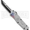 Atomic Defender Large OTF Automatic Knife American Liberty - Two Tone Tanto