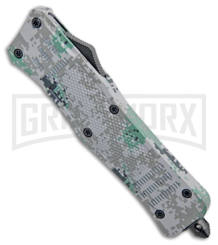 Atomic Defender Large OTF Automatic Knife Gray Digi Camo - Two Tone Drop Point 4 Atomic Defender Large OTF Automatic Knife Gray Digi Camo - Two Tone Drop Point - Image 2