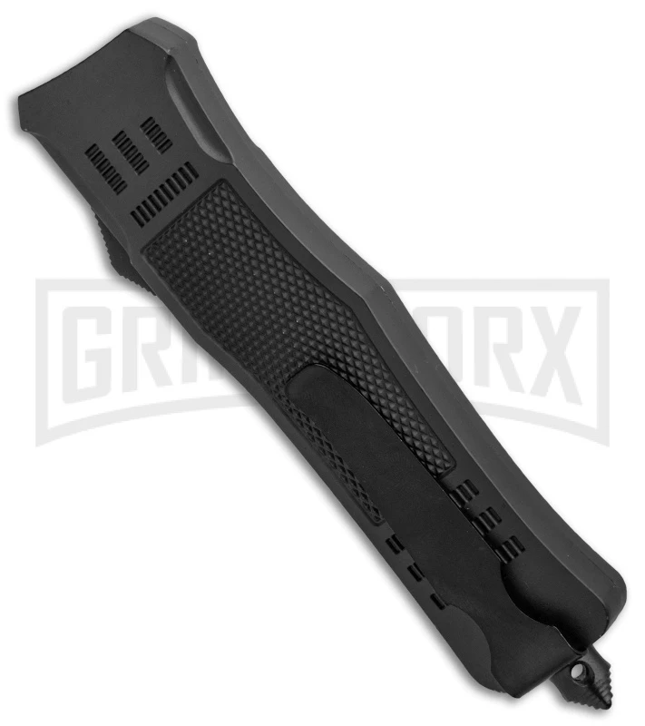 Atomic Defender Large OTF Automatic Knife Black - Two Tone Dagger 5 Atomic Defender Large OTF Automatic Knife Black - Two Tone Dagger - Image 3