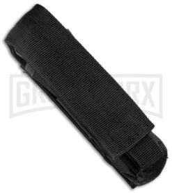 Atomic Defender Large OTF Automatic Knife Punisher Black - Two Tone Dagger -Grindworx Atomic Defender Large OTF Auto Punisher Black TT Dagger GX 37200 jr sheath large