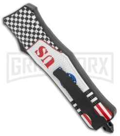 Atomic Defender Large OTF Automatic Knife U.S. - Two Tone Dagger 9 Atomic Defender Large OTF Automatic Knife U.S. - Two Tone Dagger -Grindworx Atomic Defender Large OTF Auto US TT Dagger GX 37820 jr side large