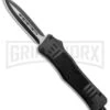 Atomic Defender Medium OTF Automatic Knife Black - Two Tone Dagger