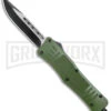 Atomic Defender Medium OTF Automatic Knife Dark Green - Two Tone Drop Point 2 Atomic Defender Medium OTF Automatic Knife Dark Green - Two Tone Drop Point -Grindworx Atomic Defender Medium OTF Auto Dark Green TT DP GX 38389 jr large