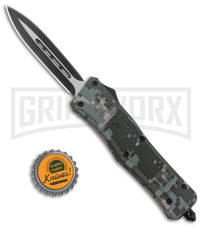 Atomic Defender Medium OTF Automatic Knife Digi Camo - Dagger Two Tone 7 Atomic Defender Medium OTF Automatic Knife Digi Camo - Dagger Two Tone - Image 5