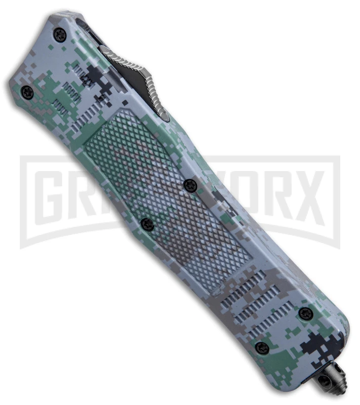 Atomic Defender Medium Digi Camo OTF Automatic Knife - Tanto Two Tone Plain 4 Atomic Defender Medium Digi Camo OTF Automatic Knife - Tanto Two Tone Plain - Image 2