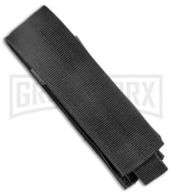 Atomic Defender Med OTF Auto Recurve Knife Gray (2.50" Two Tone) -Grindworx Atomic Defender Medium OTF Auto Gray Recurve TT GX 37508 jr sheath large