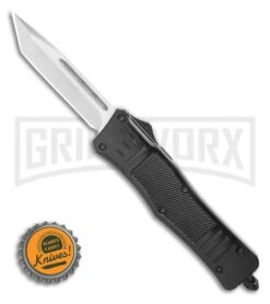 Atomic Defender Medium OTF Automatic Knife Black - Satin Tanto -Grindworx Atomic Defender Medium OTF Automatic Knife Black Satin Tanto GX 36406 LS Bottlecap large