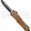 Atomic Defender Mini OTF Automatic Knife Sand Brown (2.625" Two-Tone) 1 Atomic Defender Mini OTF Automatic Knife Sand Brown (2.625" Two-Tone) -Grindworx Atomic Defender Mini OTF Auto Sand Brown TT DP GX 37531 jr large