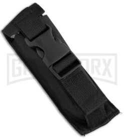 Atomic Defender Large OTF Automatic Knife Black - Satin Recurve Tanto -Grindworx Atomic Defender OTF Recurve Tanto Black Satin 6PA21 55B BP 19783 jr case large