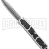 Atomic Slim Dagger Silver D/A OTF - Damascus Plain 2 Atomic Slim Dagger Silver D/A OTF - Damascus Plain -Grindworx Atomic Defender Silver DA OTF Damascus GX 34178 jr large
