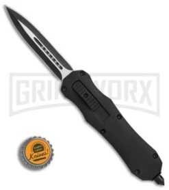 Atomic FL D/A OTF Automatic Knife - Dagger Black Plain 11 Atomic FL D/A OTF Automatic Knife - Dagger Black Plain -Grindworx Atomic FL DA dagger black plain BP 18785 er bottlecap large