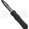 Atomic FL D/A OTF Automatic Knife - Dagger Black Serr 2 Atomic FL D/A OTF Automatic Knife - Dagger Black Serr -Grindworx Atomic FL DA dagger black serr BP 18784 er large