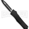 Atomic Lance Dagger Black OTF Automatic Knife - Two Tone Plain 2 Atomic Lance Dagger Black OTF Automatic Knife - Two Tone Plain -Grindworx Atomic Lance Dagger Black OTF Auto TT GX 35347 jr large
