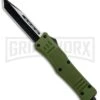Atomic Defender Large OTF Automatic Knife OD Green - Two Tone Tanto