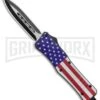 Atomic Defender Medium OTF Automatic Knife Stars & Stripes Flag Two Tone Dagger -Grindworx Atomic Medium Defender USA Flag OTF Auto Dagger TT GX 35870 jr large