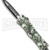 Atomic Defender Mini OTF Automatic Knife Green Skull - Two Tone Dagger 2 Atomic Defender Mini OTF Automatic Knife Green Skull - Two Tone Dagger -Grindworx Atomic Mini Dagger Skull OTF Auto TT GX 36431 jr large
