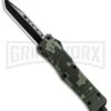 Atomic Defender Mini OTF Automatic Knife Green Digi Camo - Two Tone Tanto -Grindworx Atomic Mini Defender Green Digi Camo OTF Auto Tanto Black Plain GX 32296 jr large