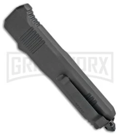 Atomic Shield Large Dagger Black OTF Automatic Knife - Two Tone Plain 9 Atomic Shield Large Dagger Black OTF Automatic Knife - Two Tone Plain -Grindworx Atomic Shield Dagger Black OTF Auto Plain GX 34861 jr side large
