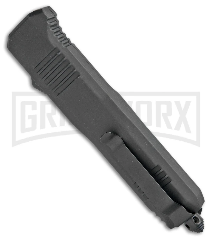 Atomic Shield Large Dagger Black OTF Automatic Knife - Two Tone Plain 5 Atomic Shield Large Dagger Black OTF Automatic Knife - Two Tone Plain - Image 3