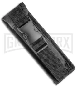 Atomic Lance Tanto Black OTF Auto Knife - Two Tone Plain -Grindworx Atomic Shield Large Tanto Black OTF Auto TT GX 38228 jr sheath large