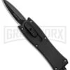 Belly Button Black OTF Automatic Knife - Black Plain