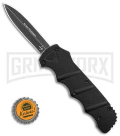 Boker Kalashnikov Black Aluminum OTF Automatic Knife - Dagger Black SW Plain 8 Boker Kalashnikov Black Aluminum OTF Automatic Knife - Dagger Black SW Plain -Grindworx Boker Plus Kalashinov Dagger OTF Automatic Knife Black Aluminium 3in Black SW BHQ 126000 td size large