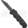 Boker Kalashnikov Black Aluminum OTF Automatic Knife - Bowie Black SW Plain 1 Boker Kalashnikov Black Aluminum OTF Automatic Knife - Bowie Black SW Plain -Grindworx Boker Plus Kalashnikov DA OTF Auto Black SW BHQ 113130 jr large