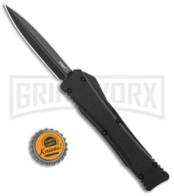 Boker Plus Lhotak Eagle Black OTF Automatic Knife - Dagger Black Plain 9 Boker Plus Lhotak Eagle Black OTF Automatic Knife - Dagger Black Plain -Grindworx Boker Plus Lhotak Dagger OTF Auto Black BHQ 112480 jr bottlecap large