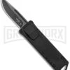 Boker Plus USB OTF Black Automatic Knife Aluminum - Black SW Plain -Grindworx Boker Plus USB OTF Auto Black Aluminum Black SW BHQ 120633 jr large