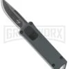Boker Plus USB OTF Black Automatic Knife Aluminum - Gray SW Plain 2 Boker Plus USB OTF Black Automatic Knife Aluminum - Gray SW Plain -Grindworx Boker Plus USB OTF Auto Gray Aluminum Black SW BHQ 125998 jr large