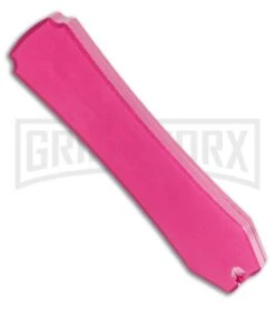 Coffin Blaster Pink DA/OTF Automatic Knife - Bead Blast Plain -Grindworx Coffin Blaster Pink DA OTF Automatic Knife BB Plain 2706 2PK GX 35329 LS Side 2 large