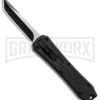 Coffin Blaster Tactical Black DA/OTF Automatic Knife - Tanto Two-Tone -Grindworx Coffin Blaster Tactical Black DA Auto Tanto TT GX 33655 jr large