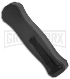 Coffin Blaster Tactical Black DA/OTF Automatic Knife - Dagg Two-Tone -Grindworx Coffin Blaster Tactical Black DA OTF Auto Dagger TT GX 37877 jr side large