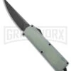 Daggerr Knives Koschei Jade G-10/Al Double Action OTF Knife - Black Plain