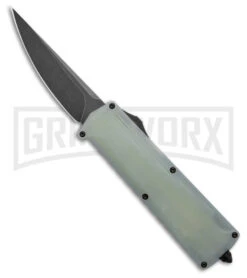 Daggerr Knives Koschei Jade G-10/Al Double Action OTF Knife - Black Plain