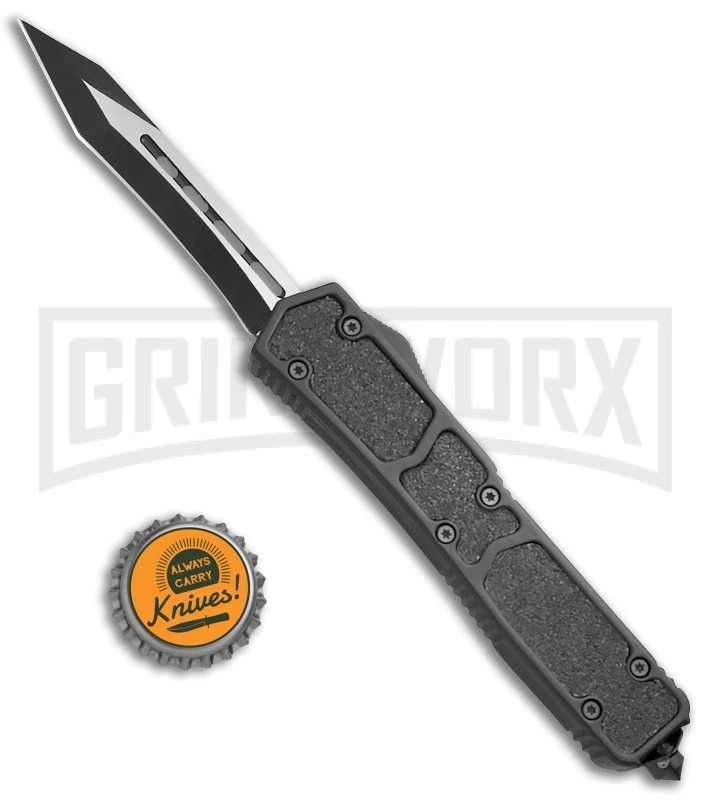 Delta Force D/A OTF Automatic Knife - Black/Satin Tanto Plain 7 Delta Force D/A OTF Automatic Knife - Black/Satin Tanto Plain - Image 5