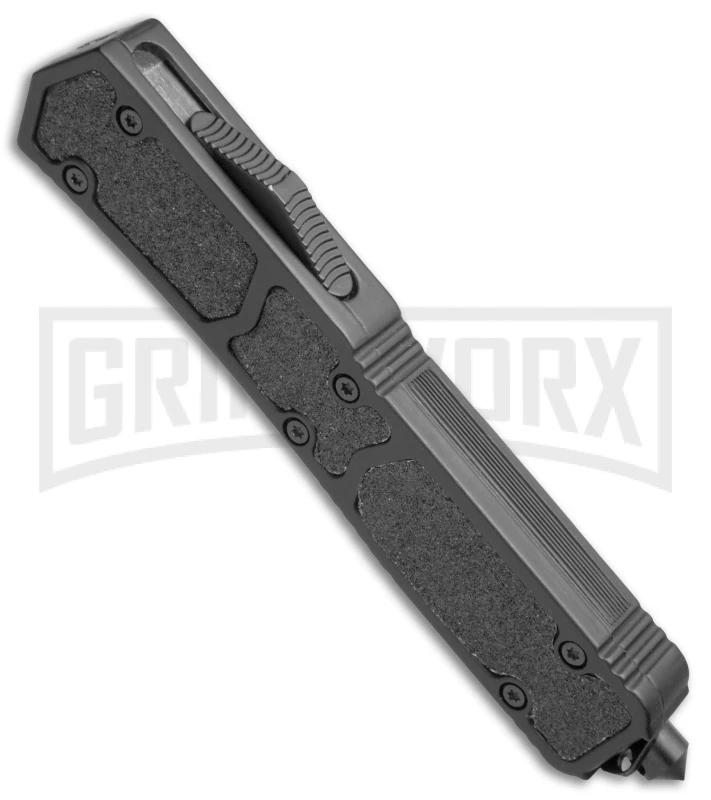Delta Force D/A OTF Automatic Knife - Black/Satin Tanto Plain 4 Delta Force D/A OTF Automatic Knife - Black/Satin Tanto Plain - Image 2