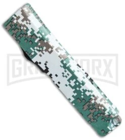 Firecracker Mini Green Digi Camo D/A OTF Automatic Knife - Black Plain 8 Firecracker Mini Green Digi Camo D/A OTF Automatic Knife - Black Plain -Grindworx Firecracker Mini Green Digi Camo DA OTF Black KS 5888 CF 1 BP 28695 jr side large