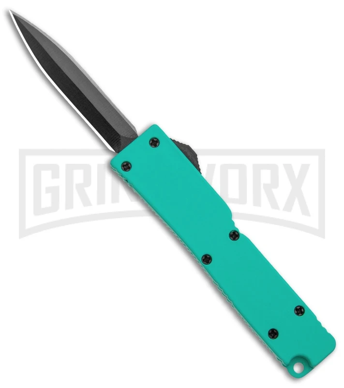 Firecracker Mini Robin Egg D/A OTF Automatic Knife - Black Dagger 3 Firecracker Mini Robin Egg D/A OTF Automatic Knife - Black Dagger