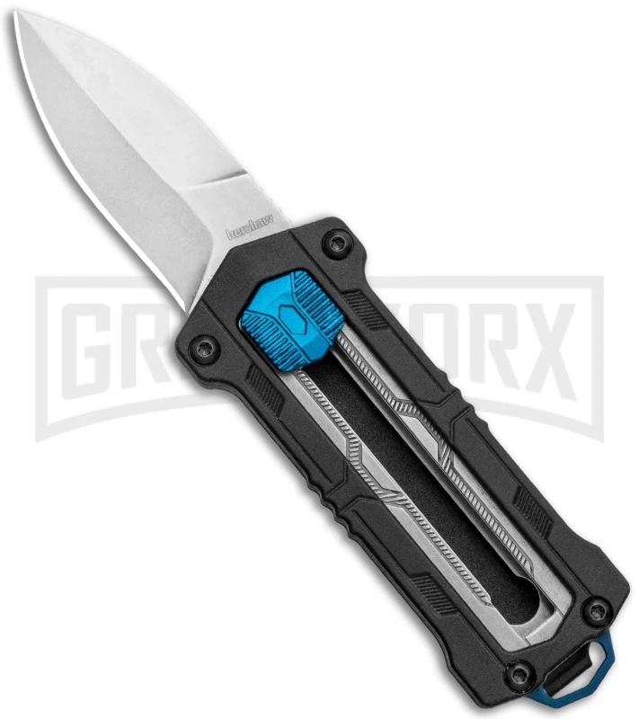 Kershaw Kapsule Manual Slide OTF Knife - Satin Plain 2 Kershaw Kapsule Manual Slide OTF Knife - Satin Plain