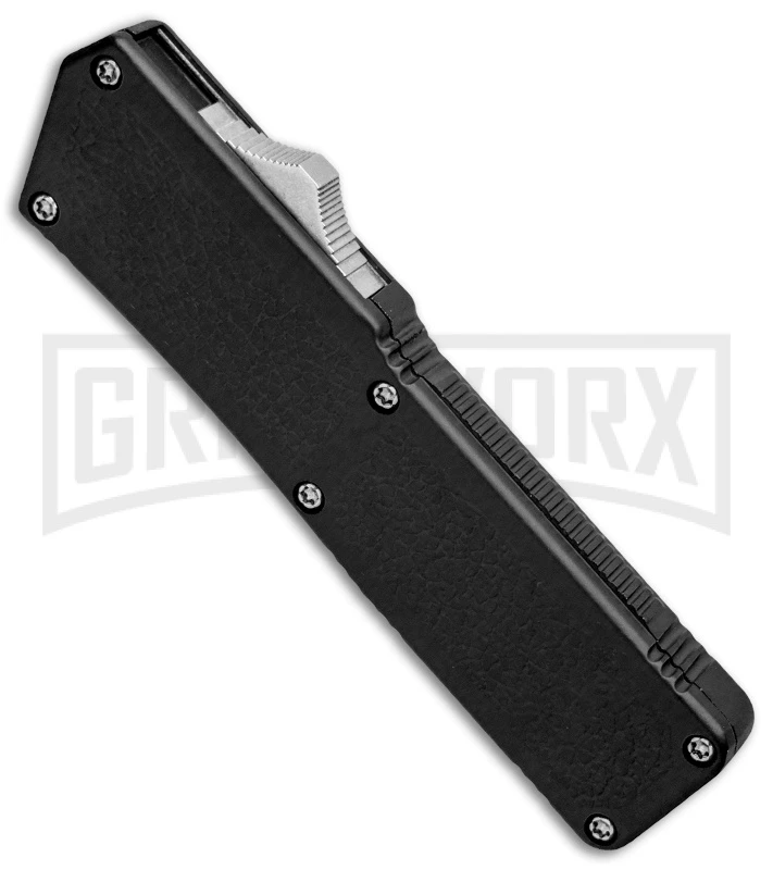 Lightning Black D/A OTF Automatic Knife - Tanto Two Tone 4 Lightning Black D/A OTF Automatic Knife - Tanto Two Tone - Image 2
