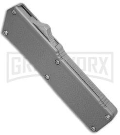 Lightning Gray D/A OTF Automatic Knife - Black Dagger 7 Lightning Gray D/A OTF Automatic Knife - Black Dagger -Grindworx Lightning DA OTF Gray Black Dagger BP 18952 jr spine large
