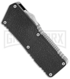 Lightning Fireball Black D/A OTF Automatic Knife - Tanto Satin Plain 7 Lightning Fireball Black D/A OTF Automatic Knife - Tanto Satin Plain -Grindworx Lightning Fireball Black DA OTF Auto Satin Tanto GX 37446 jr spine large