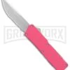 Lightning Pink D/A OTF Automatic Knife - Satin Serr 1 Lightning Pink D/A OTF Automatic Knife - Satin Serr -Grindworx Lightning Pink DA Satin Serr BP 27492 er large